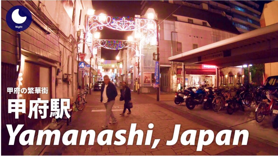 ⁴ᴷ Yamanashi: Kofu Station（甲府駅）/ Chuo Main Line : Japan Walking Tour (November, 2020)