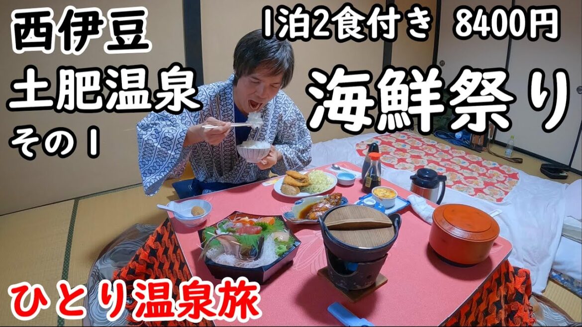 【ひとり旅】西伊豆の渋い宿に行く。温泉、料理、お宿、女将さんすべて最高でした。土肥も観光しました。 【ひとり旅】西伊豆の渋い宿に行く。温泉、料理、お宿、女将さんすべて最高でした。土肥も観光しました。