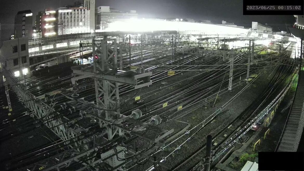 【ARCHIVE】Kyoto Station Live Cam JR京都駅  鉄道ライブカメラ  京都ライブカメラ TrainCam 2023/06/25　0:00～