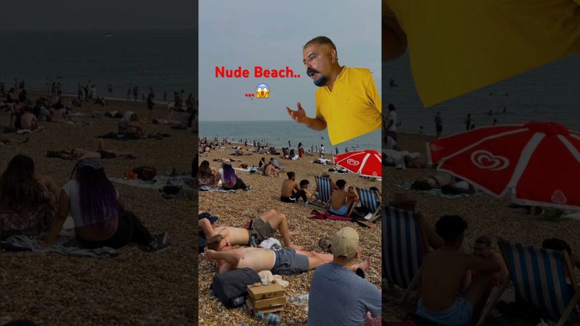 😱 Is it Nude Beach?... European Beach ?? #beach #europe #travel