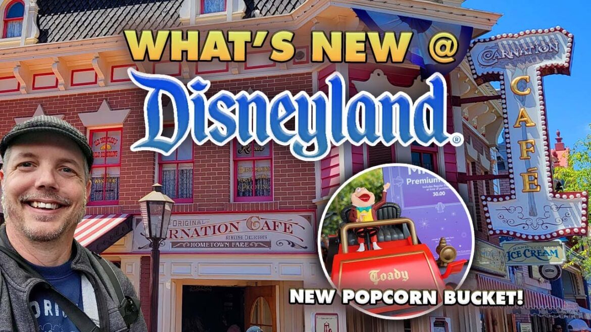 NEW food at Carnation Cafe + Mr. Toad Popcorn Bucket! What's new at Disneyland 06-23-2023