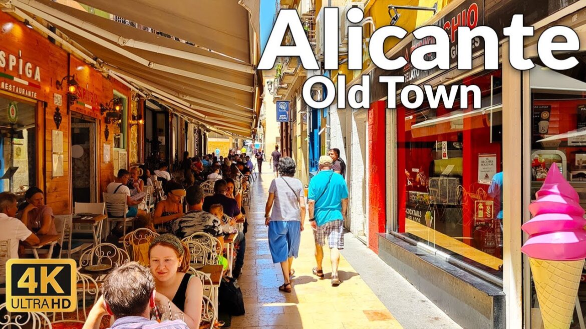 Explore Alicante Old Town Like Never Before – June 2023 Walking Tour | 4K Ultra HD, 60fps Explore Alicante Old Town Like Never Before - June 2023 Walking Tour | 4K Ultra HD, 60fps