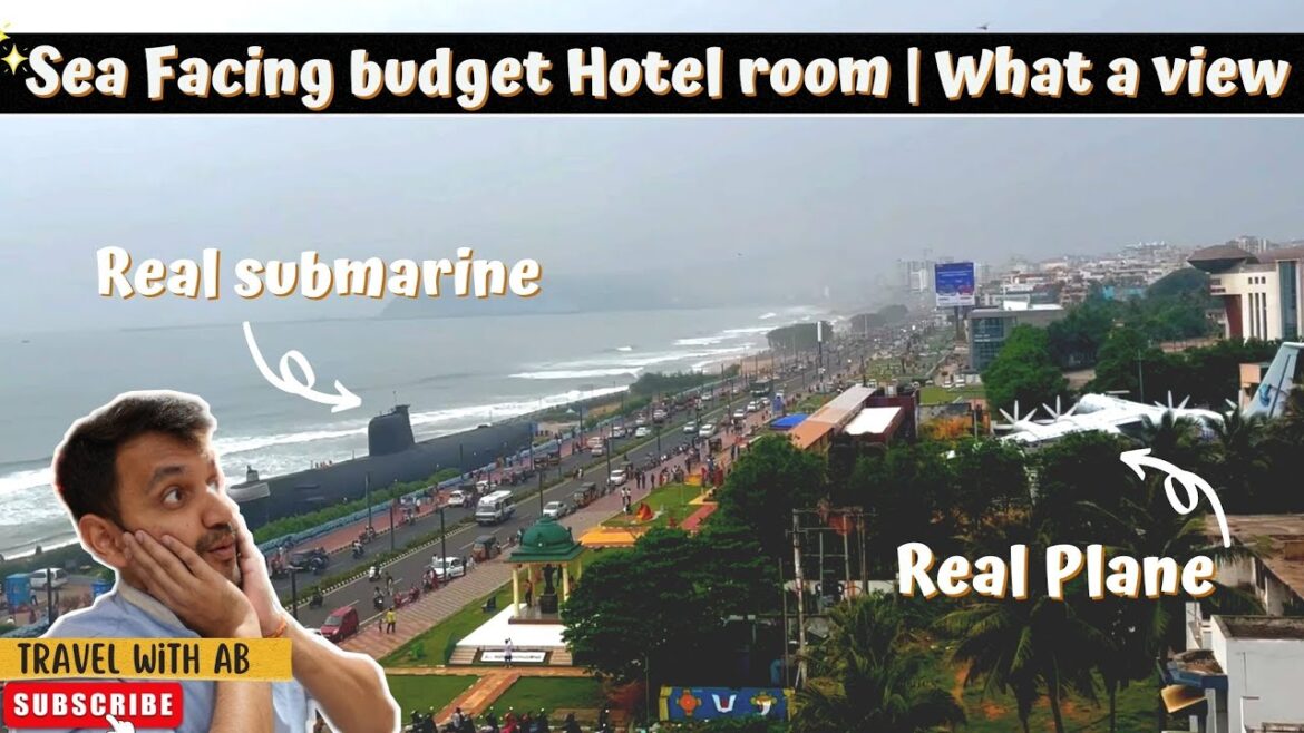 Sea Facing Hotel with great beach view in Vizag for just Rs. 2800 | Hotel room tour | Traveling CA