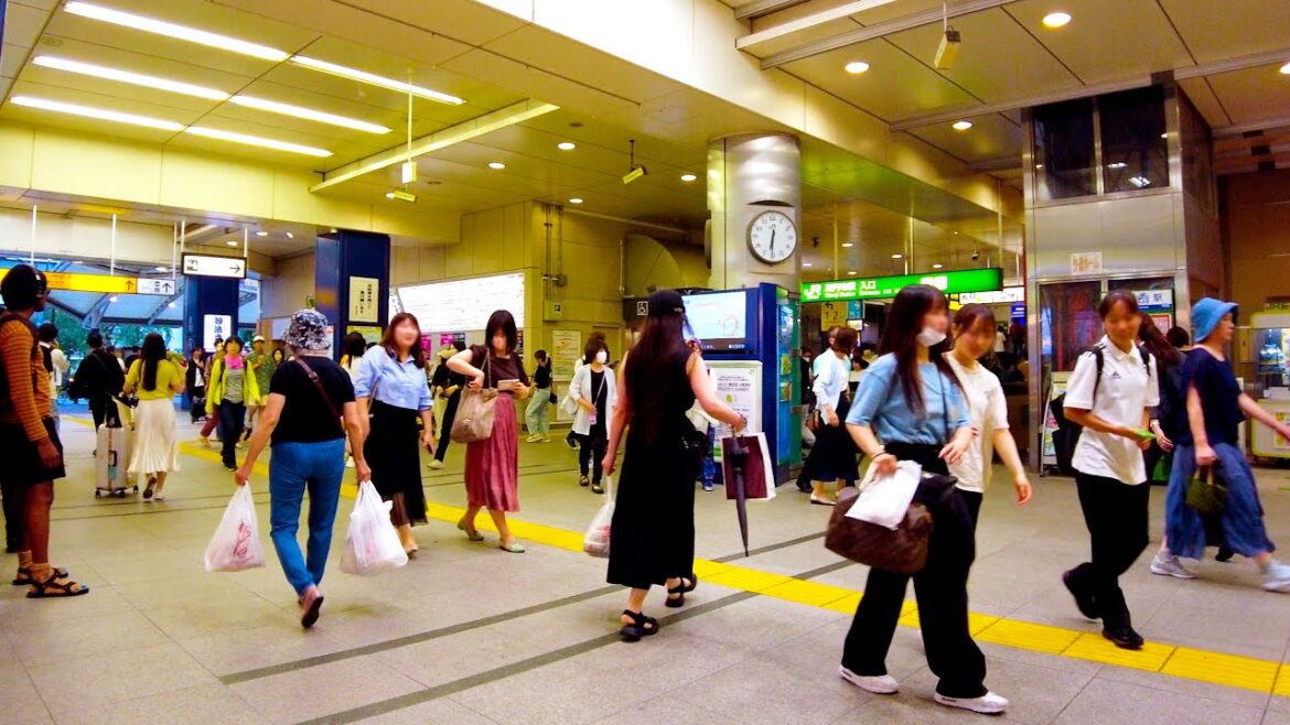 Koenji in Tokyo 🐶🍻 Playful city ♪ 💖 4K ASMR non-stop 1 hour 01 minutes