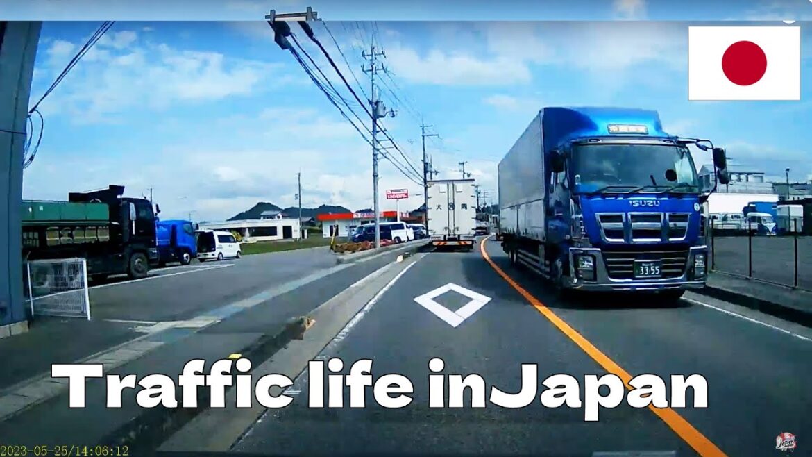 Traffic life in Japan 滋賀県交通 - Shiga Japan traffic Countryside Street People's life Japan