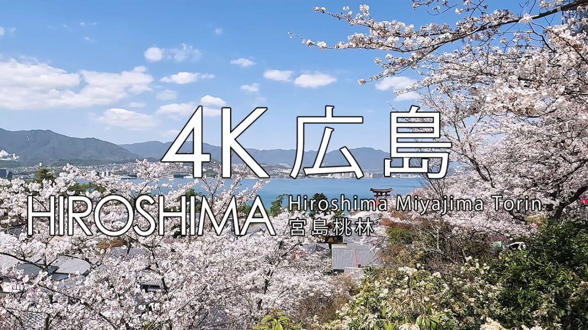 4K Japan City Walk 街歩き -  Torin (桃林) at Miyajima (宮島) Hiroshima (広島) - 2023