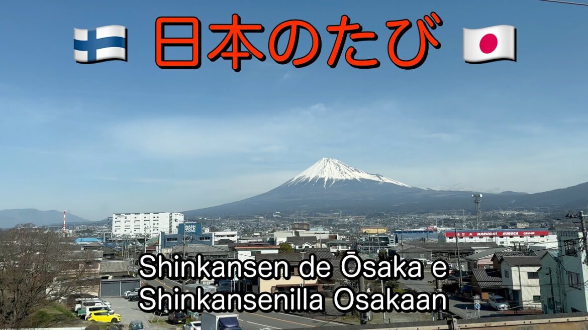 Shinkansen to Osaka. 日本のたび / Trip to Japan. Part 12