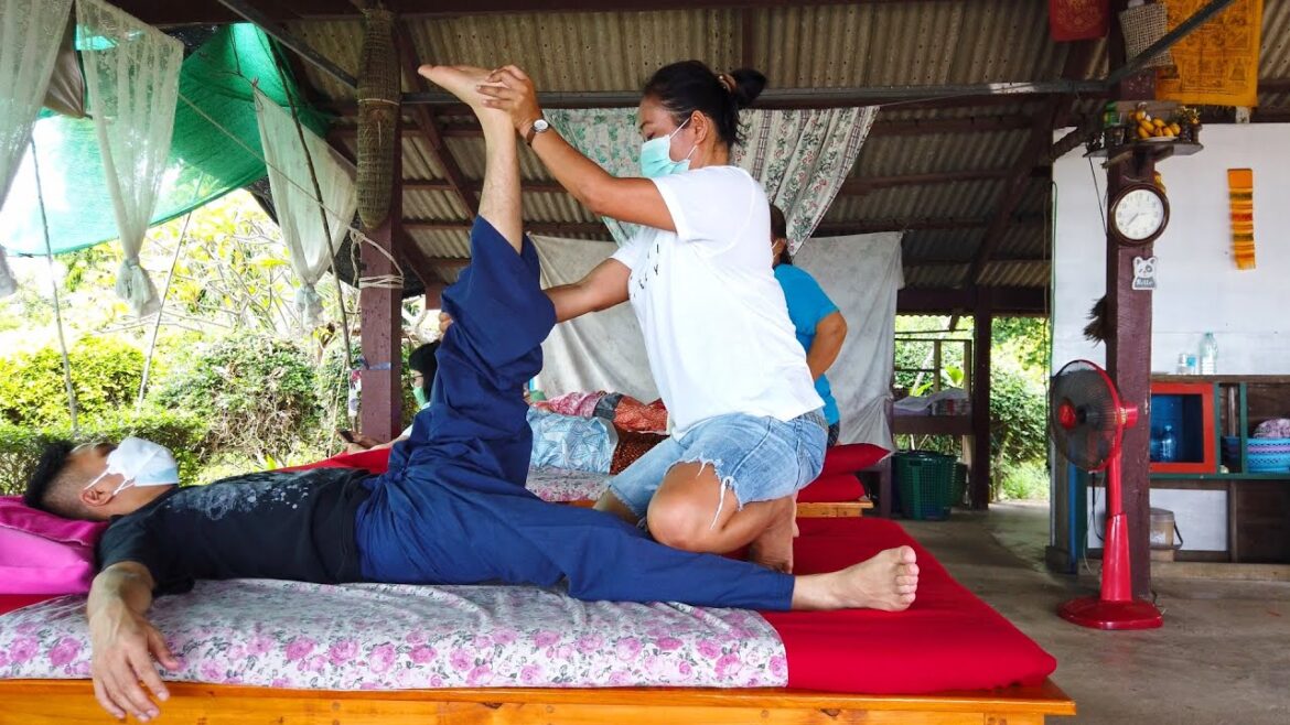 $5 Oasis THAI MASSAGE in a Seaside Beach Hut in Thailand