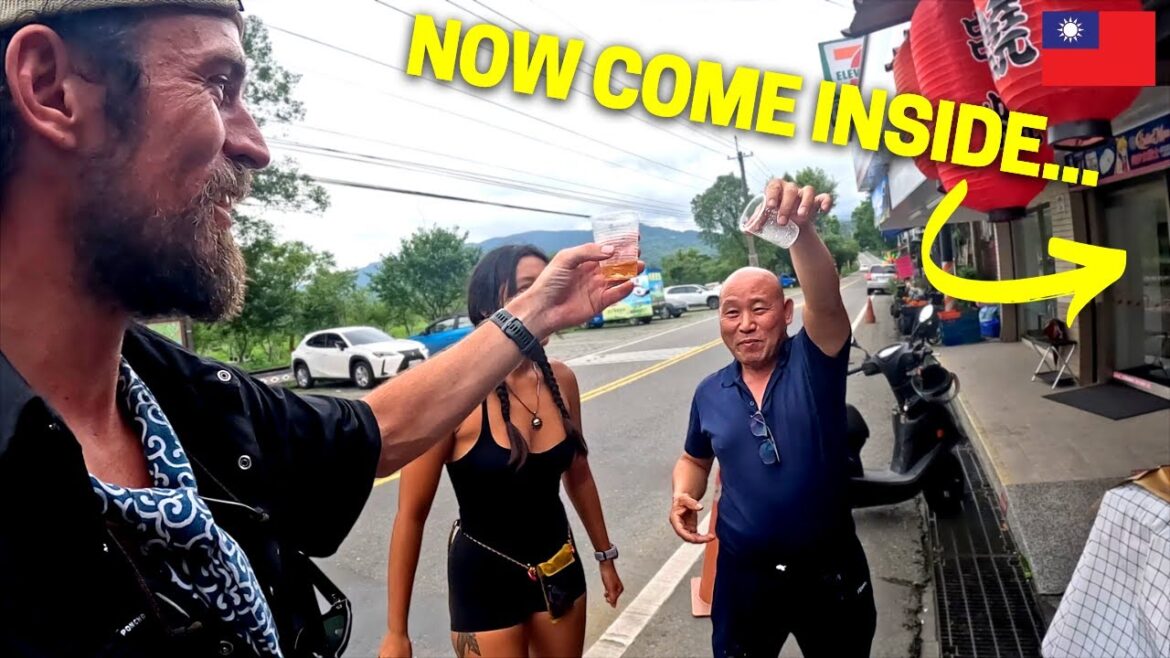 Drinking With Locals in Taiwan, Things Get WEIRD! 🇹🇼  Free Pancakes, Hot Spring Campsite | Ep. 4