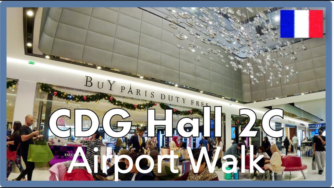 Paris Walking Tour 🇨🇵 Airport cdg 2C, Duty Free, Walking Tour, Paris, CDG, Charles de Gaulle