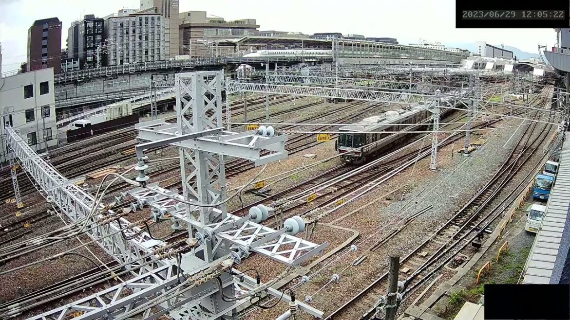 【ARCHIVE】Kyoto Station Live Cam JR京都駅  鉄道ライブカメラ  京都ライブカメラ TrainCam  2023/06/29　12:00～