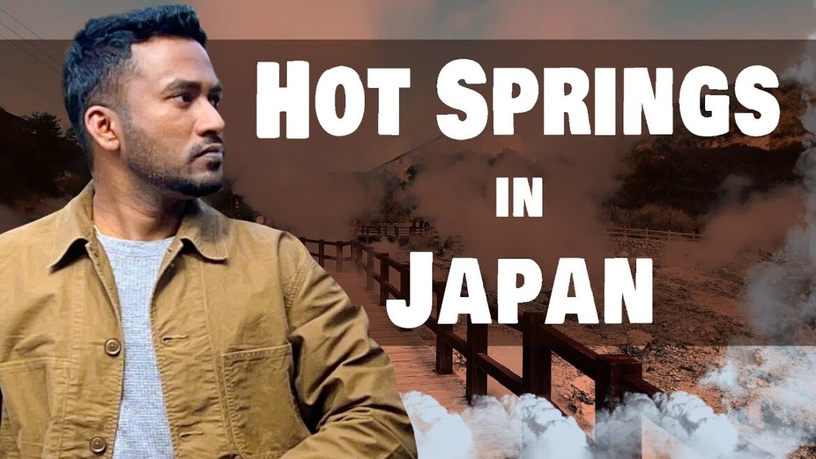 Japan's Hot Springs + Volcanic Mountain looks like breathing 4K