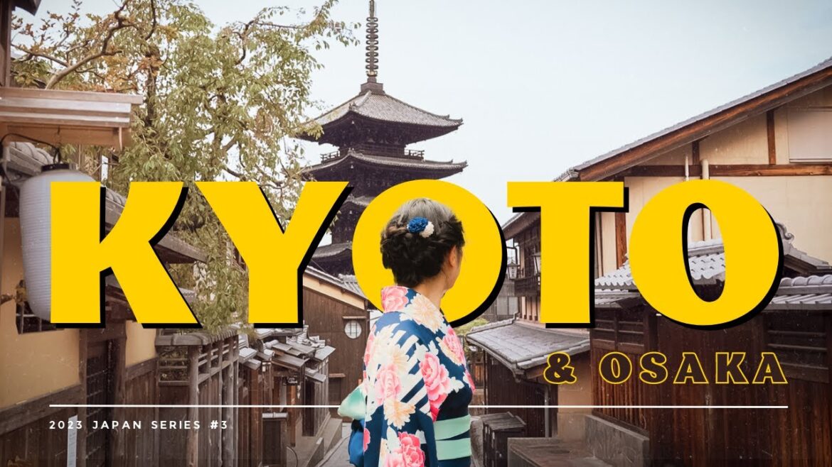 Kyoto Trip 2023 & Osaka Half Day 🇯🇵 Japan Vlog: Higashiyama, Kiyomizudera, Shinsaibashi, Dotonbori