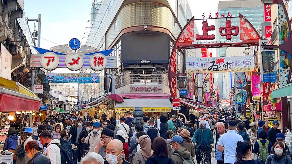 Trying to Stay Cool in Ueno, Tokyo - Ameyoko Shopping Street | JAPAN LIVE STREAMS 2023