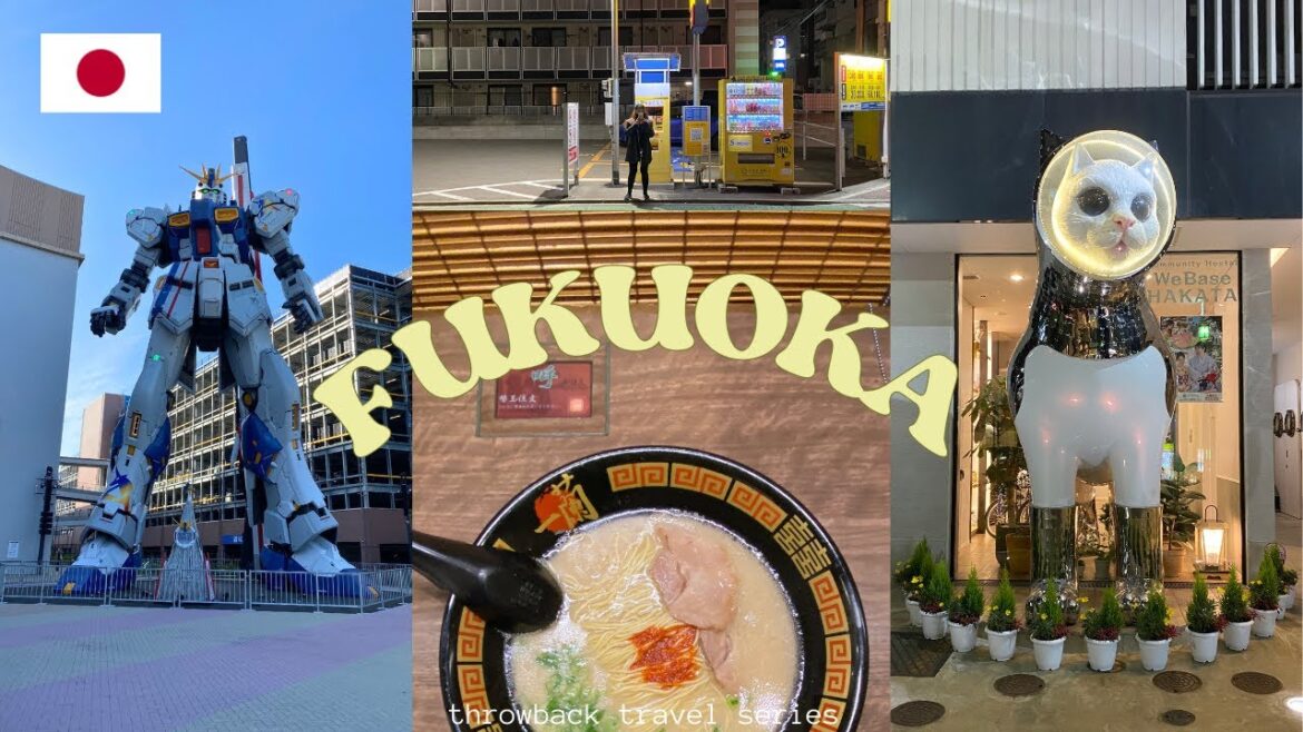 autumn in fukuoka | throwback travel series | 🇯🇵fukuoka 2022 travel vlog 🍃🍁🍂 | jycane