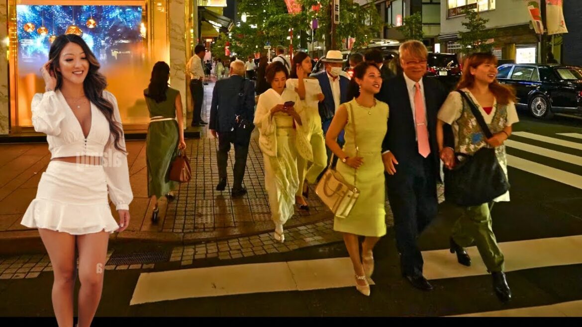 Tokyo's nightlife where rich old men are served by young girls