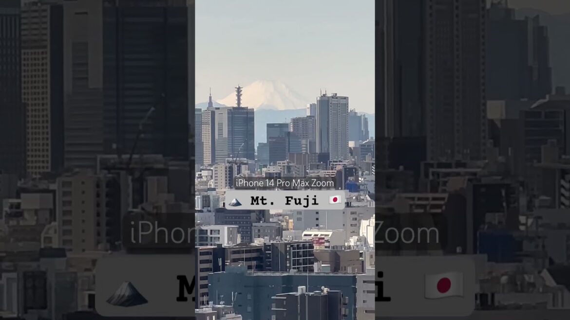 Mount Fuji in Japan #mountfuji #japan #shorts #iphone14promax
