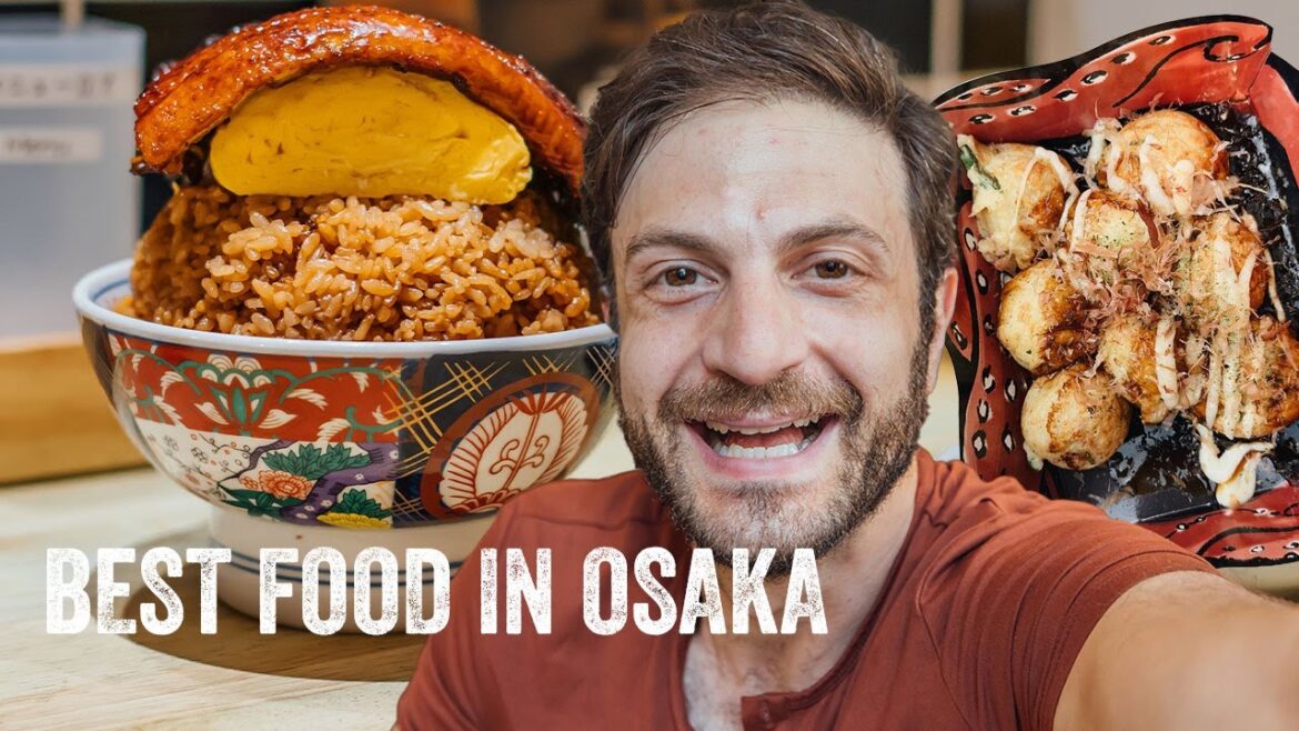 Ultimate Osaka Japan Food Tour! Dotonbori Street Food! GIANT Unadon Day 2 | Jeremy Jacobowitz