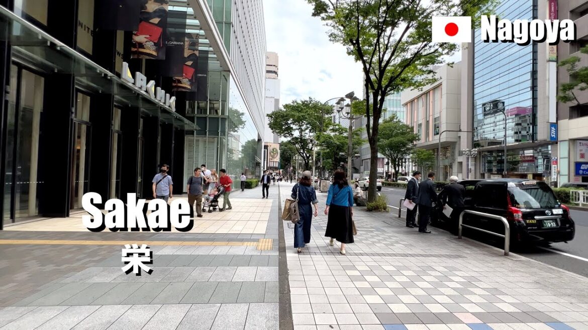 Sakae, Nagoya's busiest shopping district, Japan | 4K Walking