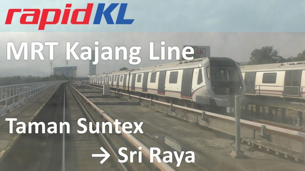 RapidKL MRT Putrajaya Line Taman Suntex → Sri Raya