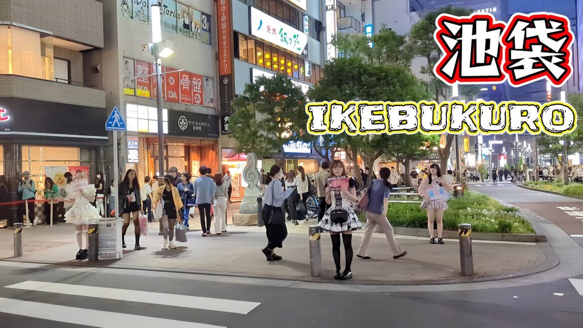 【池袋散歩】サンシャイン通りから中池袋公園周辺を散歩｜Japan Ikebukuro Walk