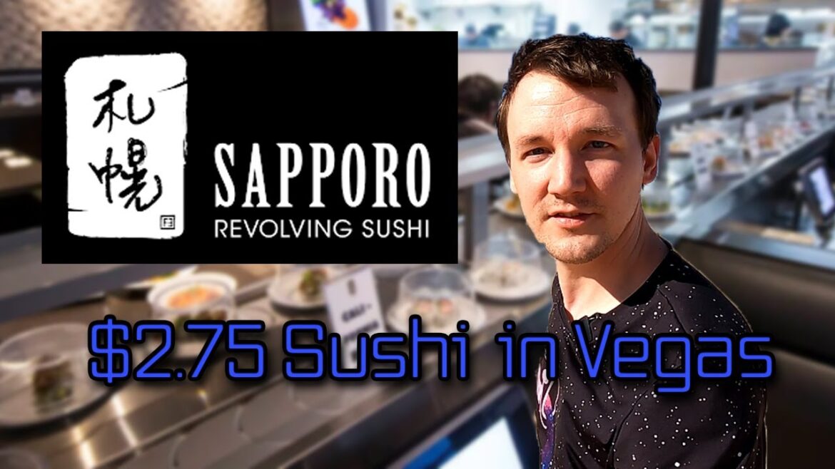 2021 Best conveyor belt sushi at SAPPORO, China Town, Las Vegas!!