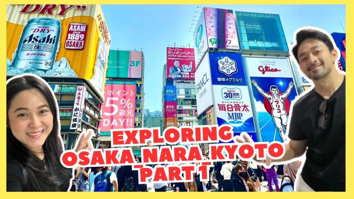 Japan Travel Vlog 🇯🇵: Exploring Osaka, Nara and Kyoto in 2023 I Part 1