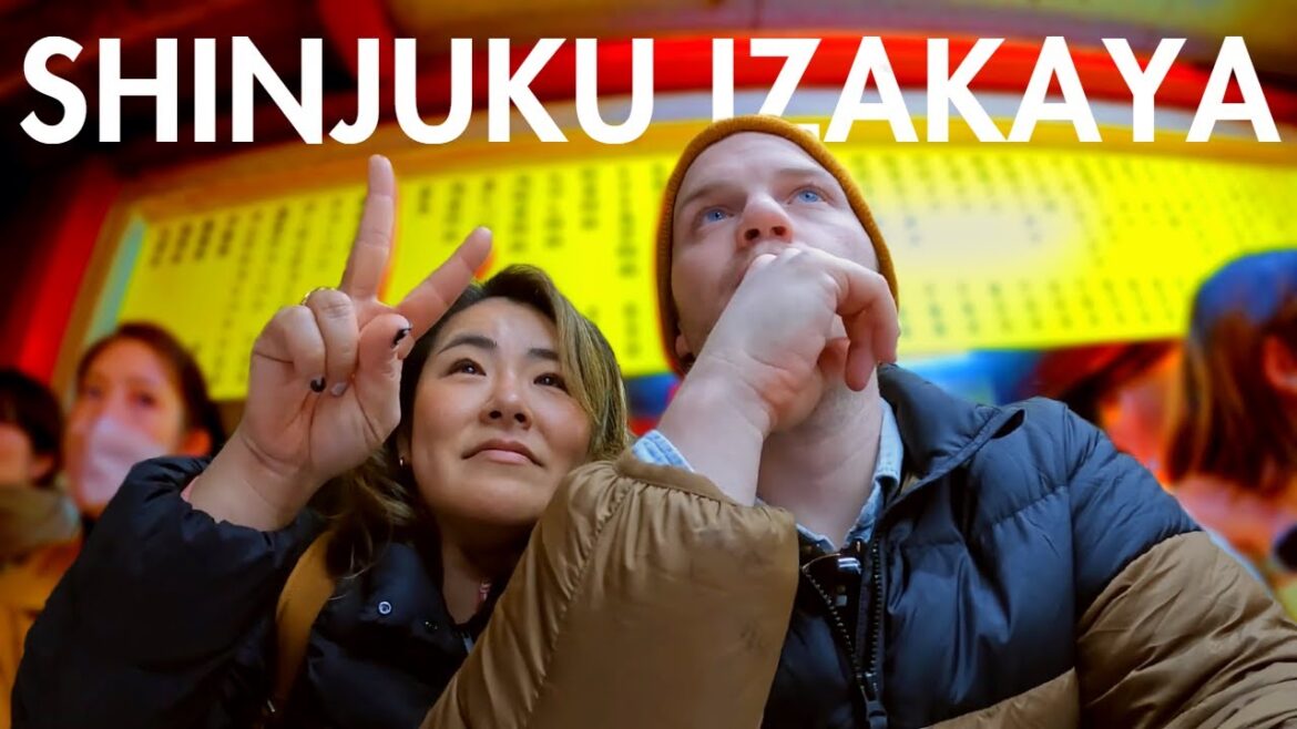 Wife helps me order Spicy Ramen in Shinjuku, Tokyo