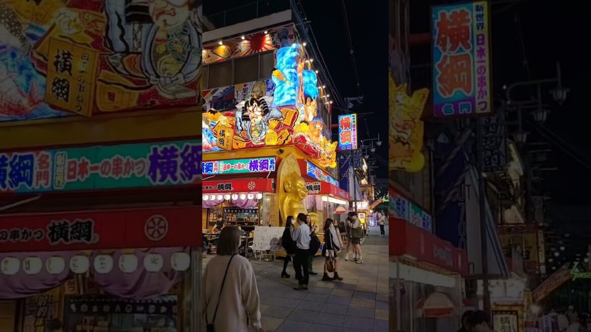 Shinsekai and then up to Dotunburi! #japan #travel #osaka #asia Shinsekai and then up to Dotunburi! #japan #travel #osaka #asia