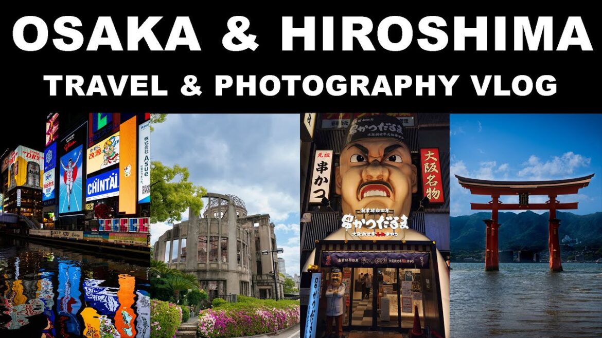 Osaka & Hiroshima | Travel & Photography vlog  | SONY A9ii