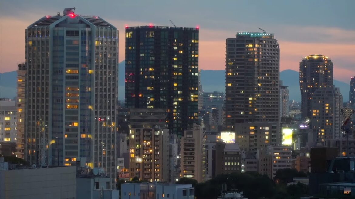 Night view of skyscrapers in central Tokyo/東京都心の高層ビル群の夜景 2023.7.2-3