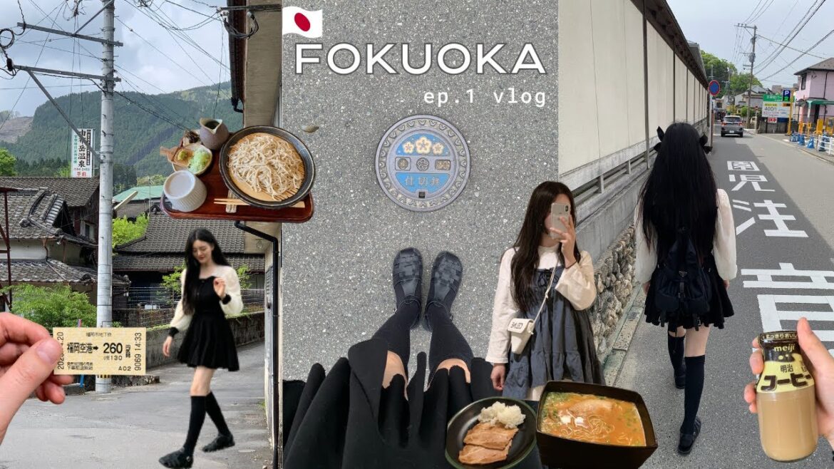 Fokuoka vlog ep.1🇯🇵 3박 4일 완벽한 일정! 꿀팁 대방출 후쿠오카 여행 브이로그 (feat. 1일투어, 벳푸, 유후인, 다자이후)