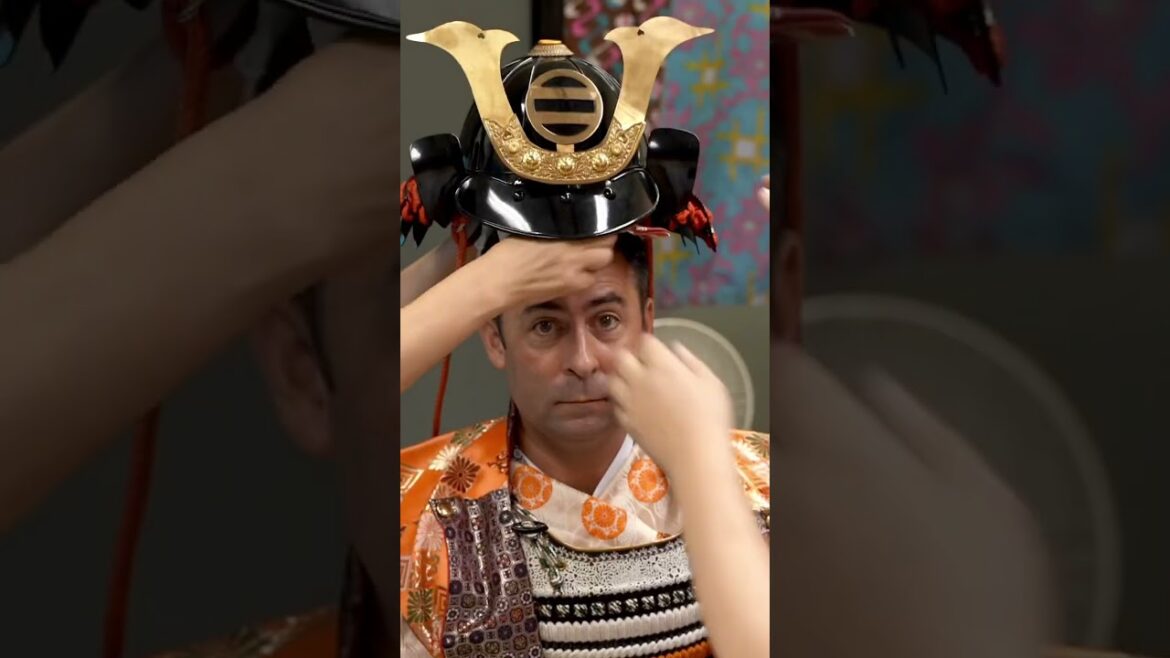 SAMURAI for the day Experience! #happygaijin #japan #shorts