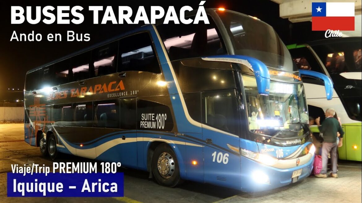 Viaje BUSES TARAPACÁ PREMIUM 180° Iquique - Arica en bus Marcopolo G7 Scania JPDX30 | Ando en Bus