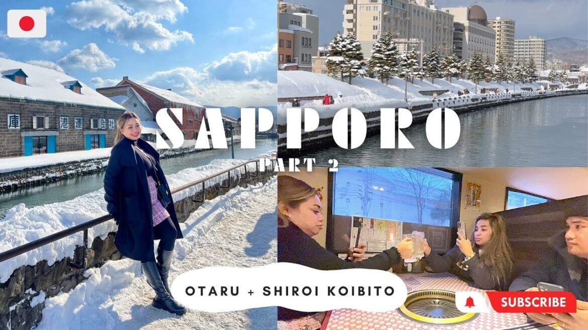 Japan Travel Vlog: Sapporo - Otaru Canal + Shiroi Koibito Park