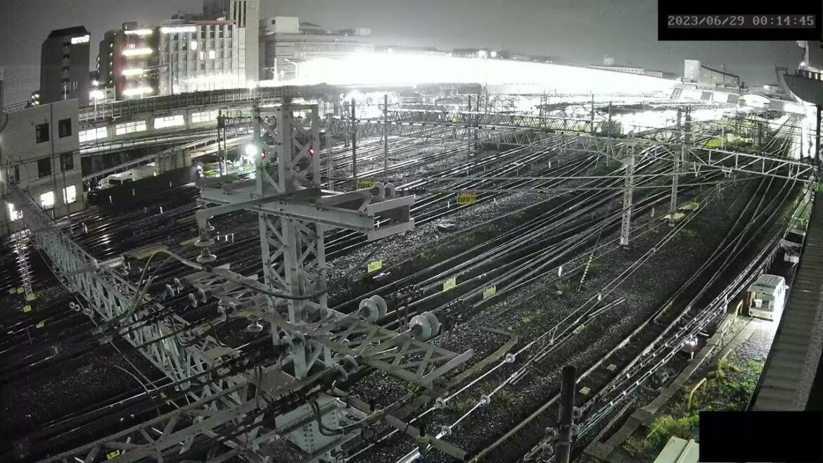 【ARCHIVE】Kyoto Station Live Cam JR京都駅  鉄道ライブカメラ  京都ライブカメラ TrainCam  2023/06/29　0:00～