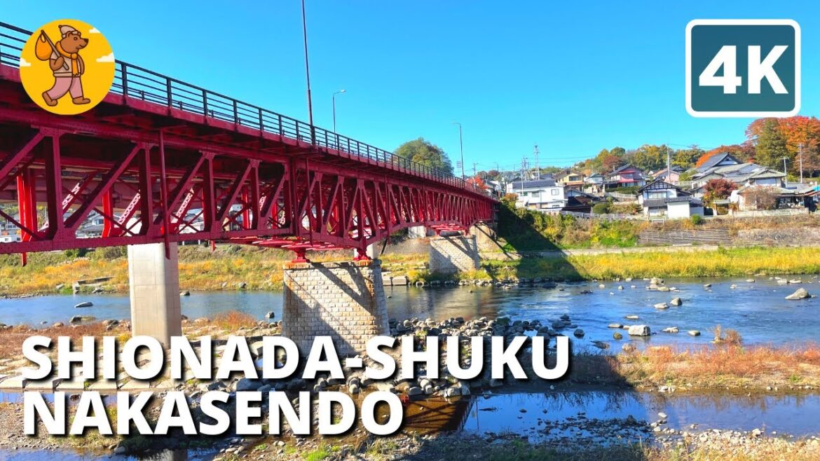 Shionada-shuku 中山道 Nakasendo | 4K Saku Nagano Japan Countryside Walking Tour | 佐久市 塩名田宿 長野県