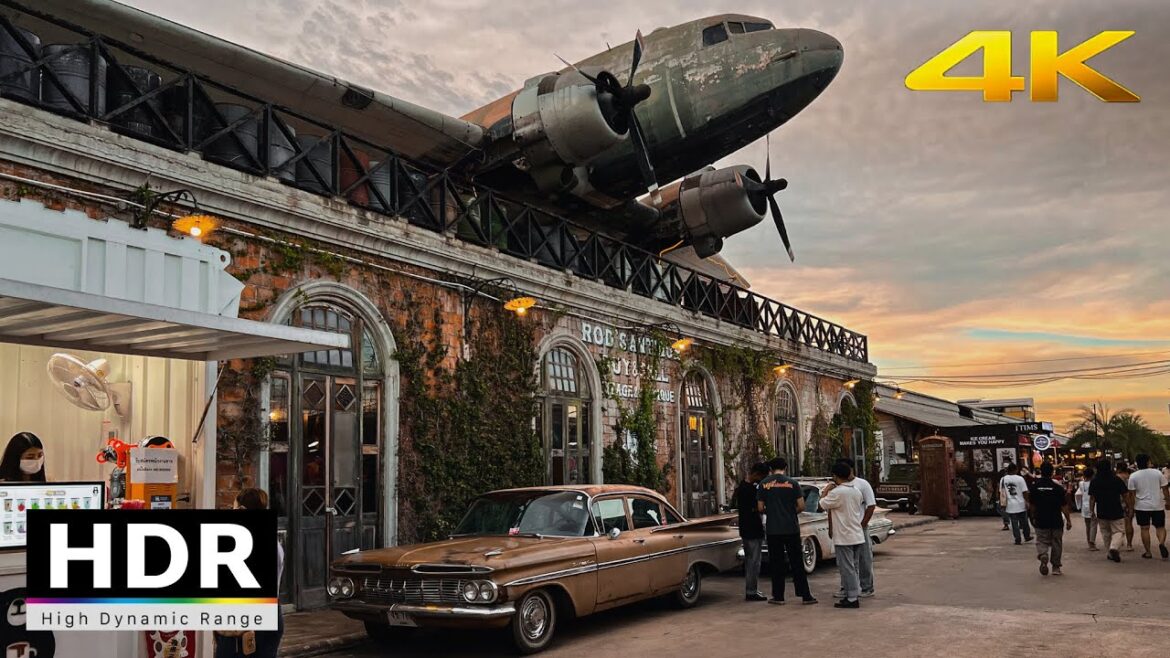 4K HDR 60fps – Walk in Train Night Market Bangkok 2022 | Thai Street Food | Thailand 4K HDR 60fps - Walk in Train Night Market Bangkok 2022 | Thai Street Food | Thailand