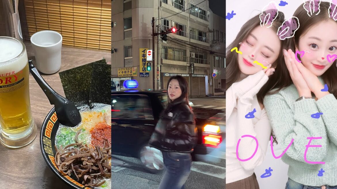 🇯🇵 ep.2 후쿠오카 여행 / 명품 20% 싸게 사기!! / 유명 맛집 찾아다니기 🍺 / 스티커사진 찍기 ㅋㅋㅋㅋㅋ !! / 우정여행 / 일본여행