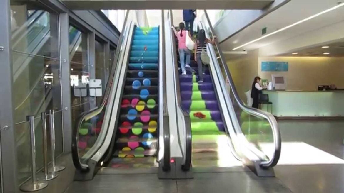 The most original escalators I’ve ever seen is at the Municipality of Tel Aviv Israel The most original escalators I've ever seen is at the Municipality of Tel Aviv Israel