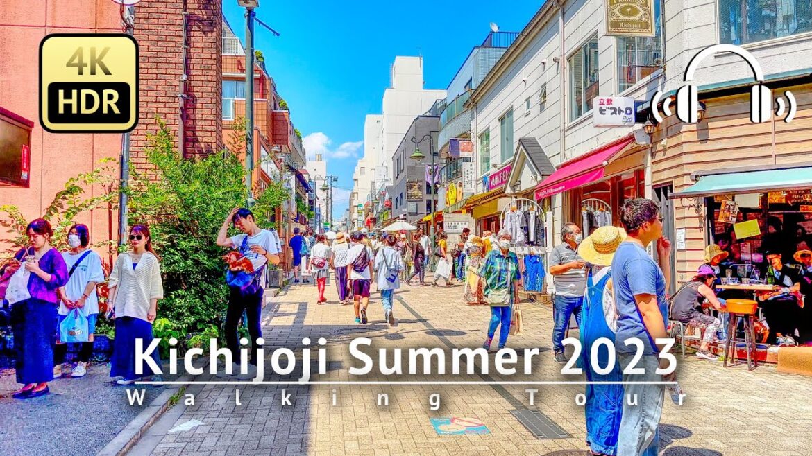 Kichijoji Summer 2023 Walking Tour - Tokyo Japan [4K/HDR/Binaural]