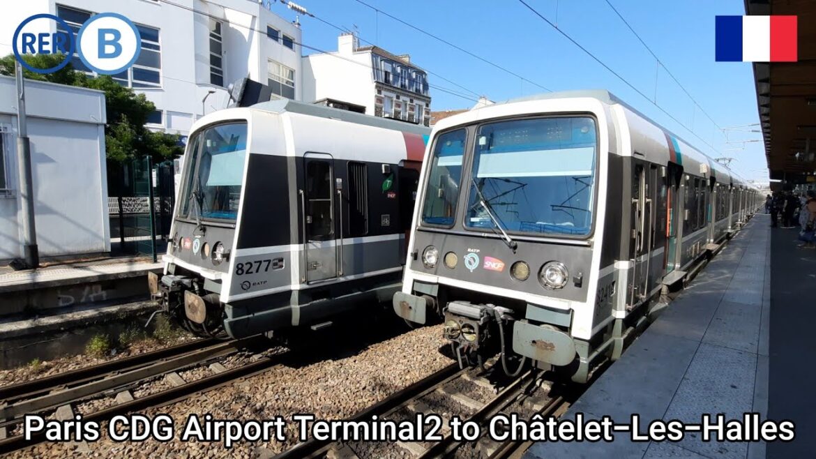 Travel from Paris CDG Airport Terminal2 to Châtelet-Les-Halles