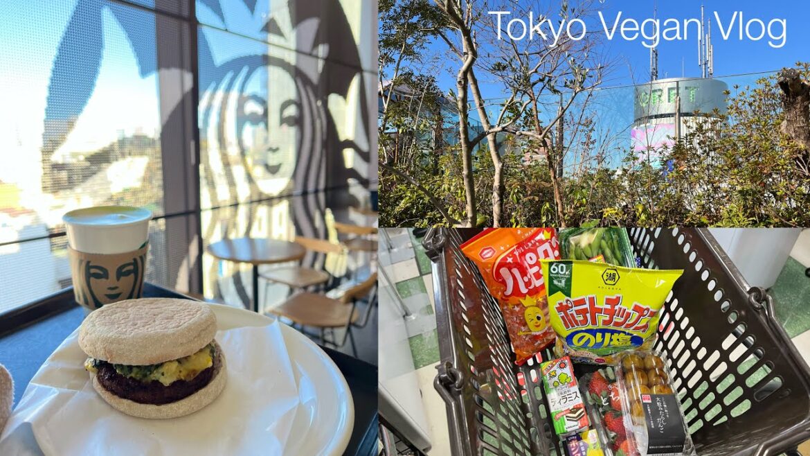 First day in Tokyo 🇯🇵 | Starbucks, ramen, groceries 🌱 | Japan Vegan Travel - Part 2