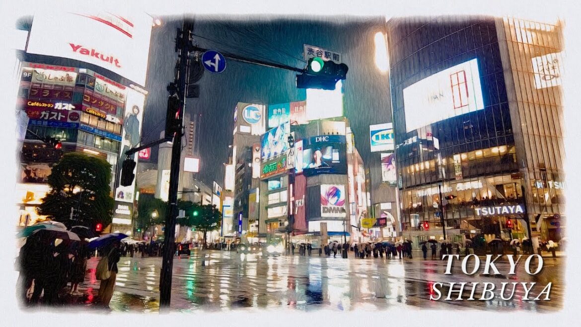 【4K Japan】Night Walk in Shibuya, Tokyo in the Rain ☔️ 【4K Japan】Night Walk in Shibuya, Tokyo in the Rain ☔️