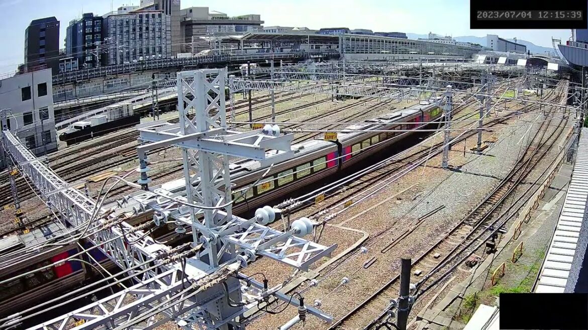 【ARCHIVE】Kyoto Station Live Cam JR京都駅  鉄道ライブカメラ  京都ライブカメラ TrainCam  2023/07/04 12:00～