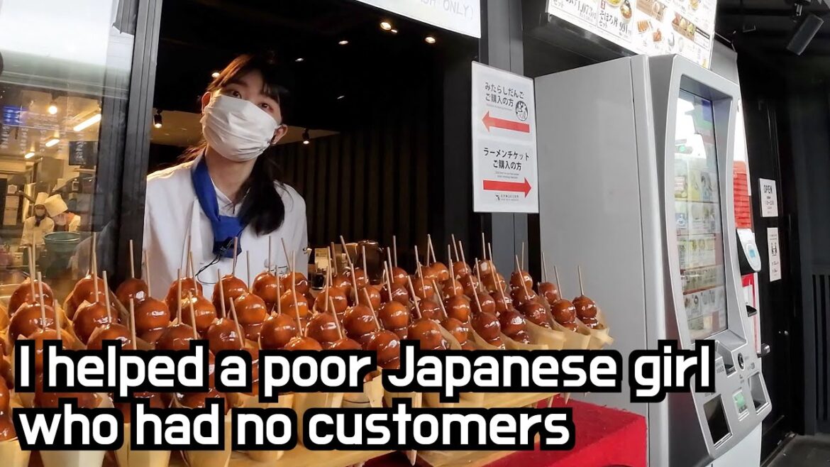I sacrificed myself to help a poor Japanese girl as there were no customers
