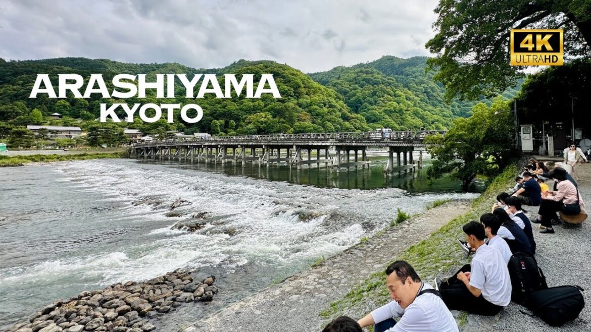 [4K] ARASHIYAMA in KYOTO🐧 Nonstop Walking Tour / 嵐山 京都 散歩