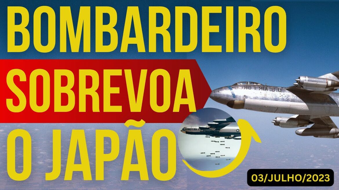 BOMBARDEIRO SOBREVOA O JAPÃO E AMEAÇA CORÉIA DO NORTE - 03/JULHO/2023