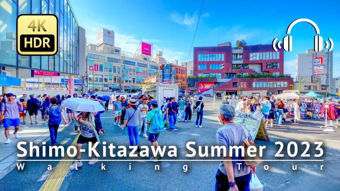 Vintage Clothing Street Market in Shimo-Kitazawa Walking Tour - Tokyo Japan [4K/HDR/Binaural]