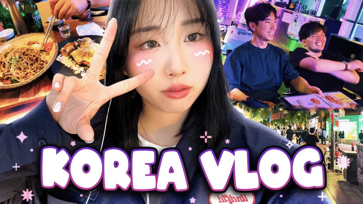 korea vlog: exploring hongdae, shopping, and trying new foods!